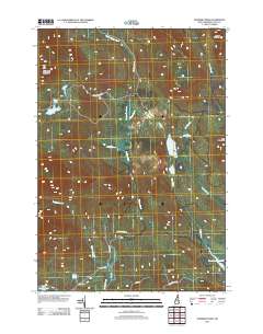 Dummer Ponds 2012 topographic map thumbnail