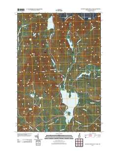 Second Connecticut Lake 2012 topographic map thumbnail