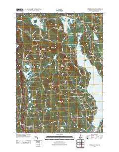 Winnisquam Lake 2012 topographic map thumbnail