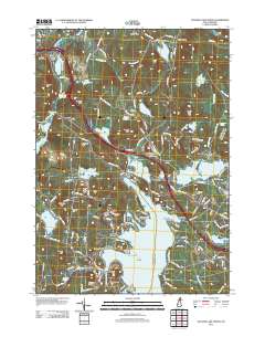 Sunapee Lake North 2012 topographic map thumbnail