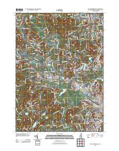 South Merrimack 2012 topographic map thumbnail