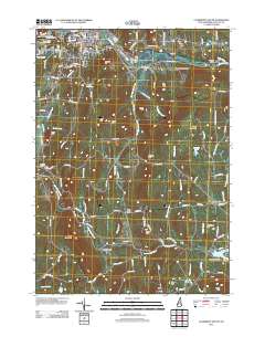 Claremont South 2012 topographic map thumbnail