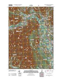 North Conway West 2012 topographic map thumbnail