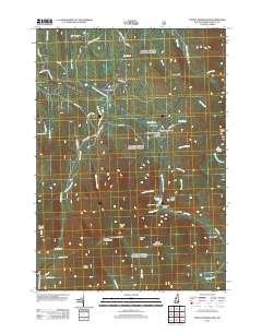 Mount Moosilauke 2012 topographic map thumbnail