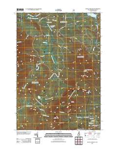 Mount Crescent 2012 topographic map thumbnail