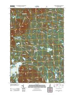 Center Sandwich 2012 topographic map thumbnail