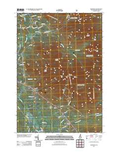 Jefferson 2012 topographic map thumbnail