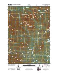 Mount Carrigain 2012 topographic map thumbnail