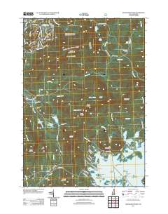 Squam Mountains 2012 topographic map thumbnail