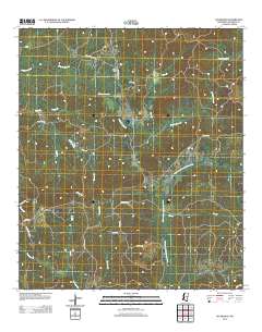 Gin Branch 2012 topographic map thumbnail