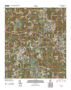 Lucedale 2012 topographic map thumbnail