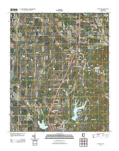 Guntown 2012 topographic map thumbnail