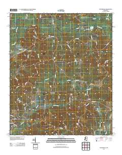 Hesterville 2012 topographic map thumbnail