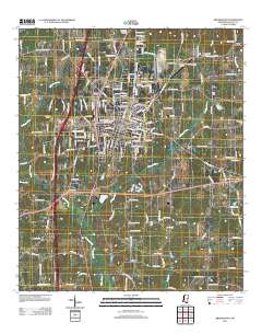 Brookhaven 2012 topographic map thumbnail
