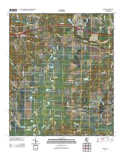 Bovina 2012 topographic map thumbnail