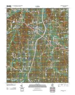 Burnsville 2012 topographic map thumbnail
