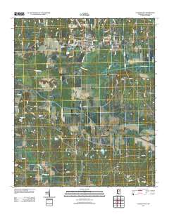 Calhoun City 2012 topographic map thumbnail