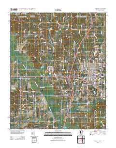Corinth 2012 topographic map thumbnail