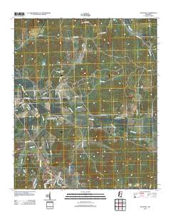 Duck Hill 2012 topographic map thumbnail