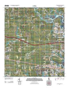 Gautier North 2012 topographic map thumbnail