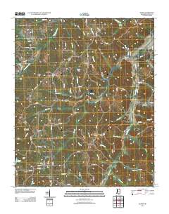 Dumas 2012 topographic map thumbnail