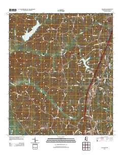 Gallman 2012 topographic map thumbnail