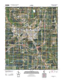 Clarksdale 2012 topographic map thumbnail