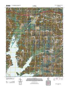 Frees Corners 2012 topographic map thumbnail