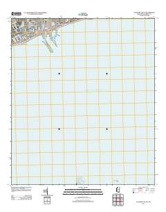 Gulfport South 2012 topographic map thumbnail