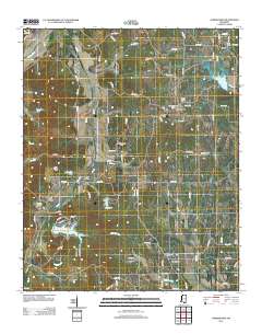 Jumpertown 2012 topographic map thumbnail