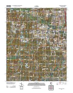 Horn Lake 2012 topographic map thumbnail