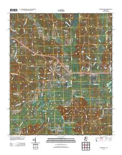Kilmichael 2012 topographic map thumbnail