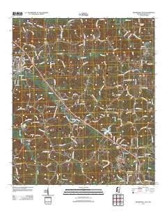 Mendenhall East 2012 topographic map thumbnail