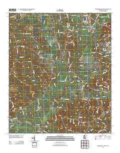 Mendenhall West 2012 topographic map thumbnail