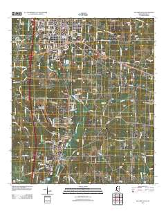 McComb South 2012 topographic map thumbnail