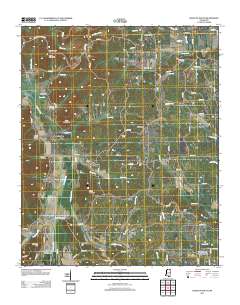 Kossuth South 2012 topographic map thumbnail