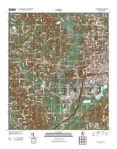 Laurel West 2012 topographic map thumbnail