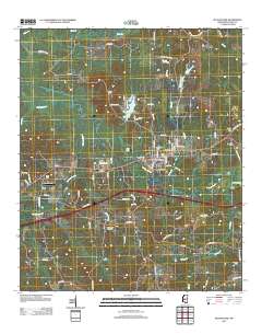Pelahatchie 2012 topographic map thumbnail