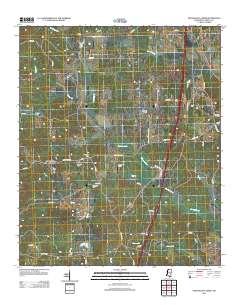 Peachahala Creek 2012 topographic map thumbnail