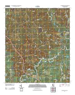 Leakesville SW 2012 topographic map thumbnail