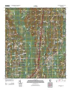 Sandersville 2012 topographic map thumbnail