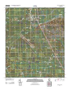 Shuqualak 2012 topographic map thumbnail