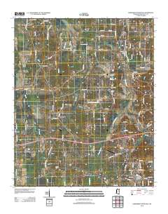 Northwest Pontotoc 2012 topographic map thumbnail
