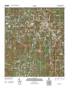 Poplarville 2012 topographic map thumbnail