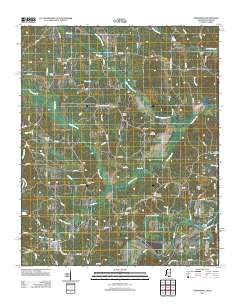 Tishomingo 2012 topographic map thumbnail
