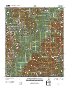 Vaiden 2012 topographic map thumbnail