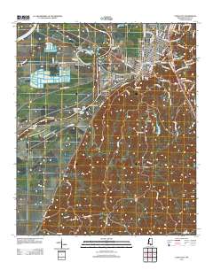 Yazoo City 2012 topographic map thumbnail