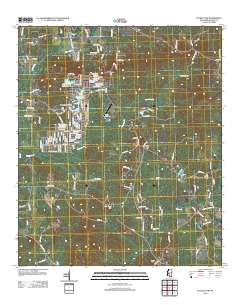 Puckett NW 2012 topographic map thumbnail