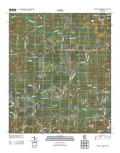 Dabney Crossroads 2012 topographic map thumbnail