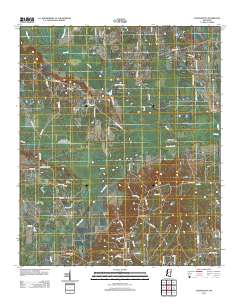 Cedar Bluff 2012 topographic map thumbnail